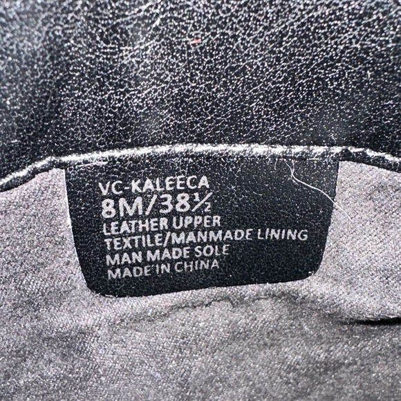 Vince Camuto Kaleeca Black Suede Boots - 8 - Picture 4 of 4